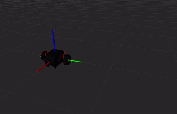 Diablo robot state visualized in RViz via the diablo_viz package