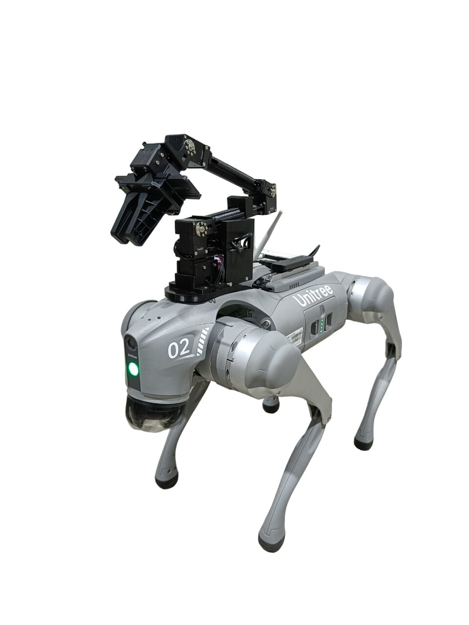 Go2 with Open Manipulator arm in its home pose