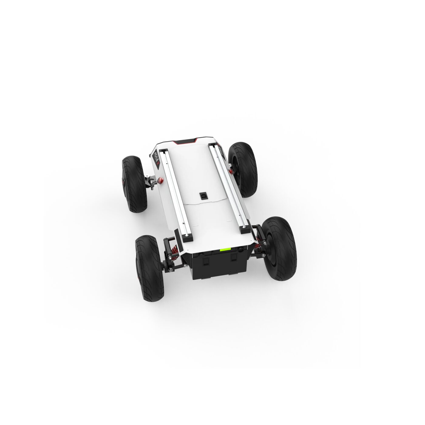 Hunter chassis side view showing the rear electrical panel