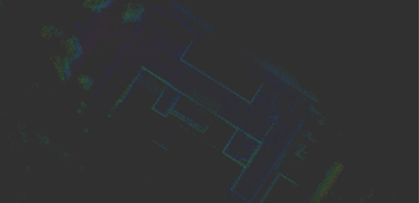 Ouster LiDAR outdoor point cloud visualization