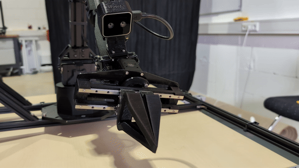 Animated view of the ALOHA 2 gripper in use